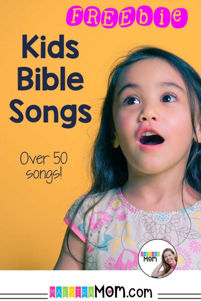 Kids Bible Songs - Maestra Mom - Freebie