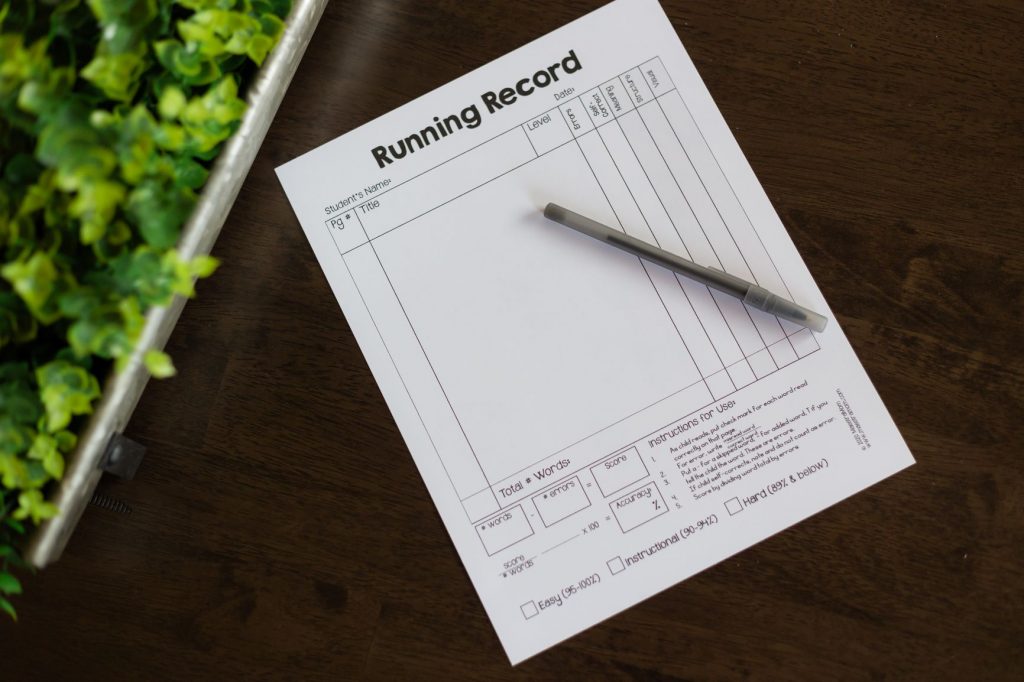 What Is A Running Record Why You Should Use It Maestra Mom