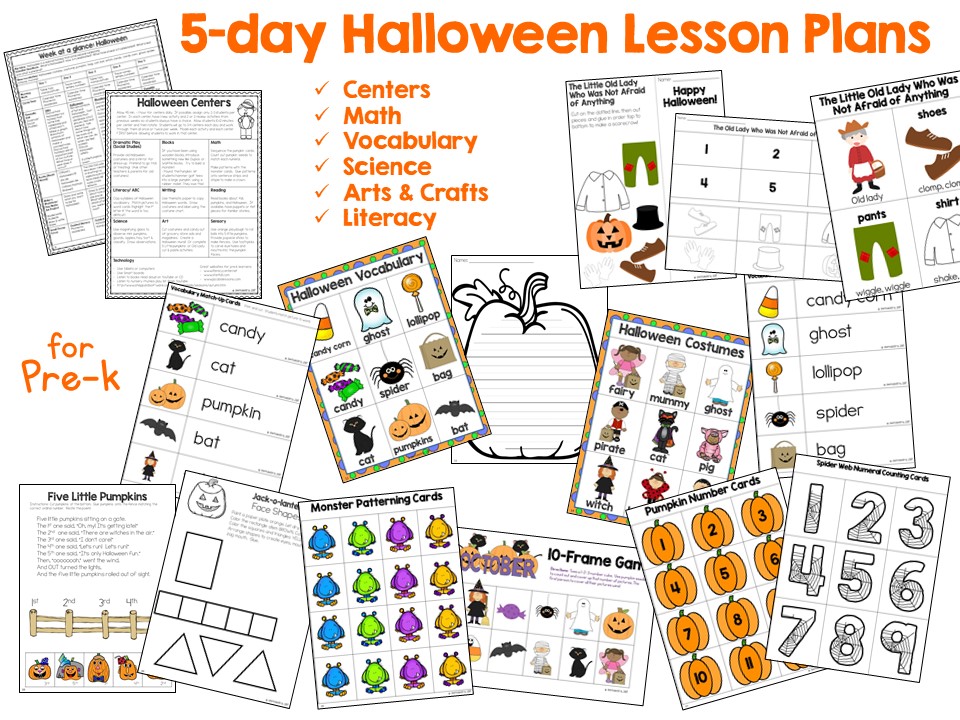 Spooktacular Halloween Lesson Plans For Preschool Maestra Mom