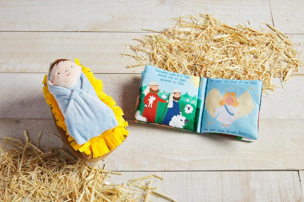 Mud Pie Kids Nativity Plush Baby Jesus Songs