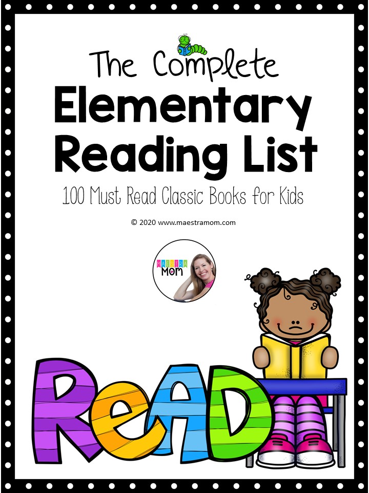 Link to Complete Elementary Reading List for Kids 10-12 books