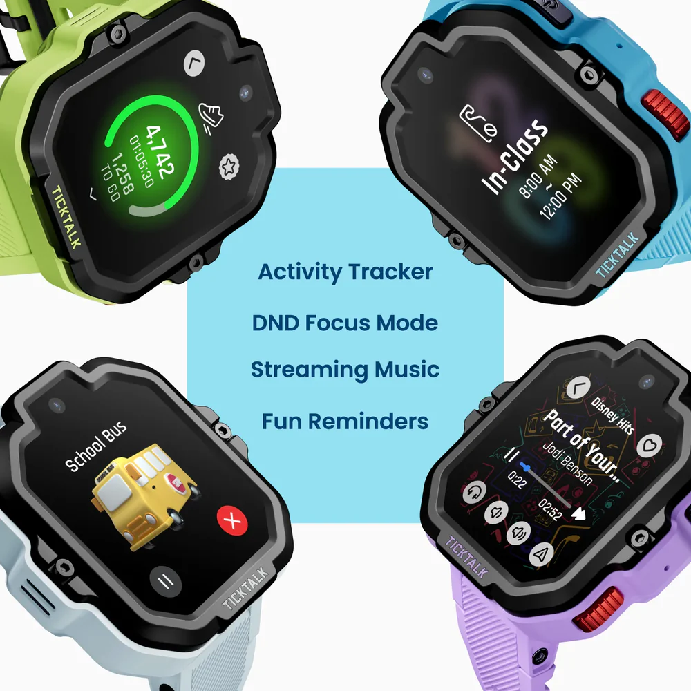 color options of the ticktalk 5 smartwatch