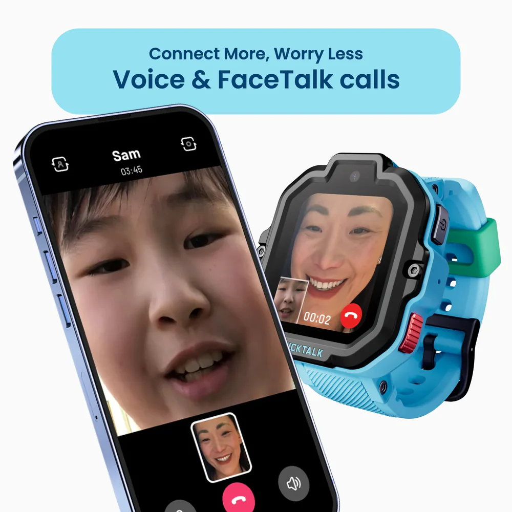 TickTalk 5 video chat with phone