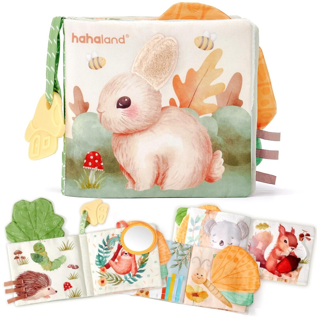 Bunny touch and feel book for baby easter gift ideas