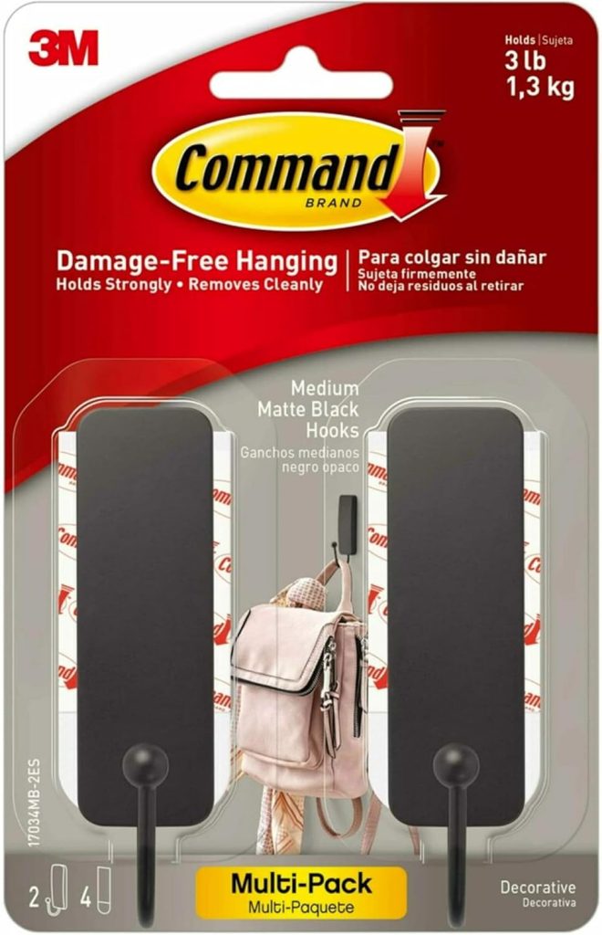 command hooks black