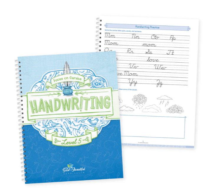 The Good and the Beautiful Handwriting