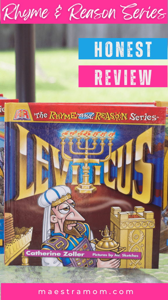 Leviticus The Rhyme and Reason Series Bible books