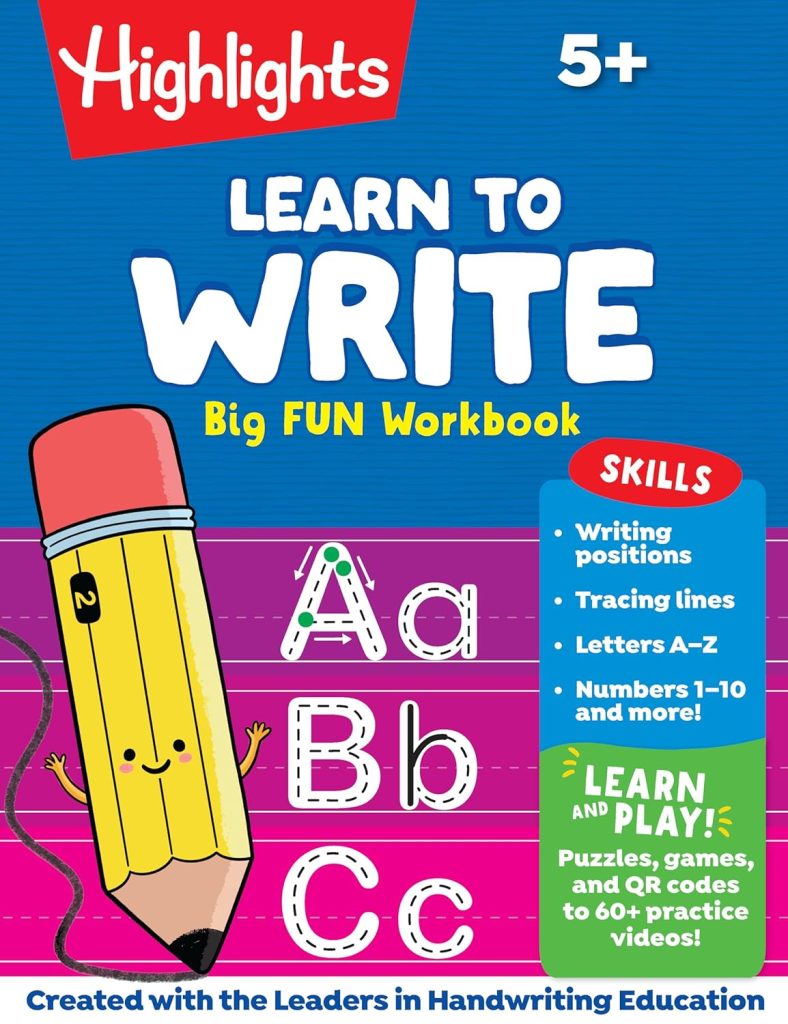 Highlights Learn to Write Big Fun Workbook