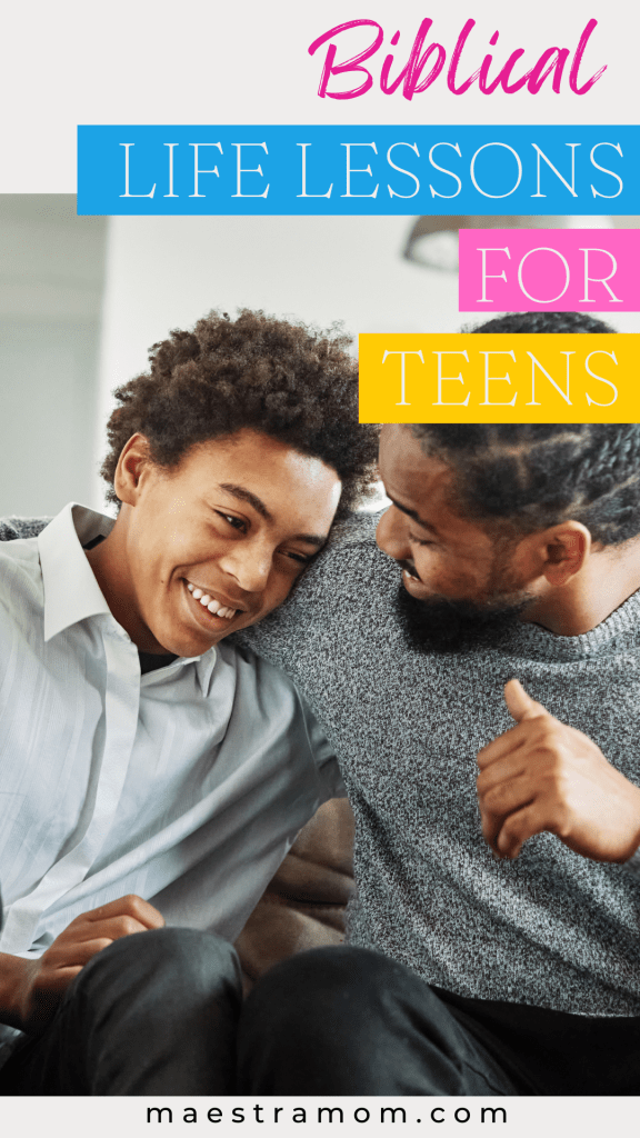 Biblical life lessons for teens pin