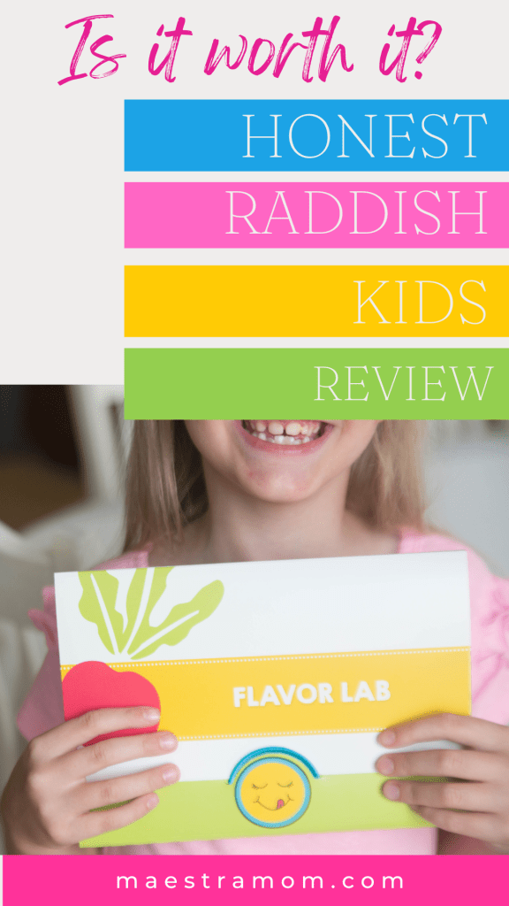 Honest Raddish Kids Review pin