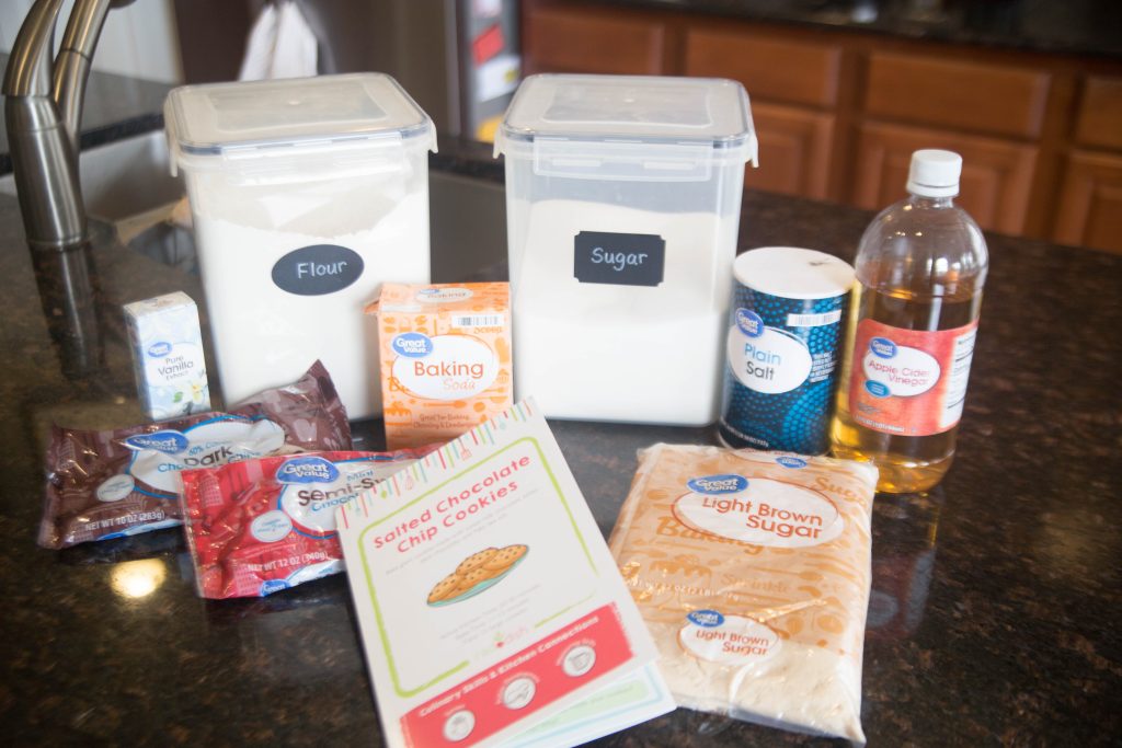 Raddish Kids cooking box recipe card with ingredients